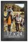 17x24 Wide Barnwood Picture Frame with UV-Resistant Acrylic & Acid Free Backing, Available in 6 Paint Finishes - Grey, Brown, White, and Black